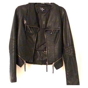 Vegan leather jacket